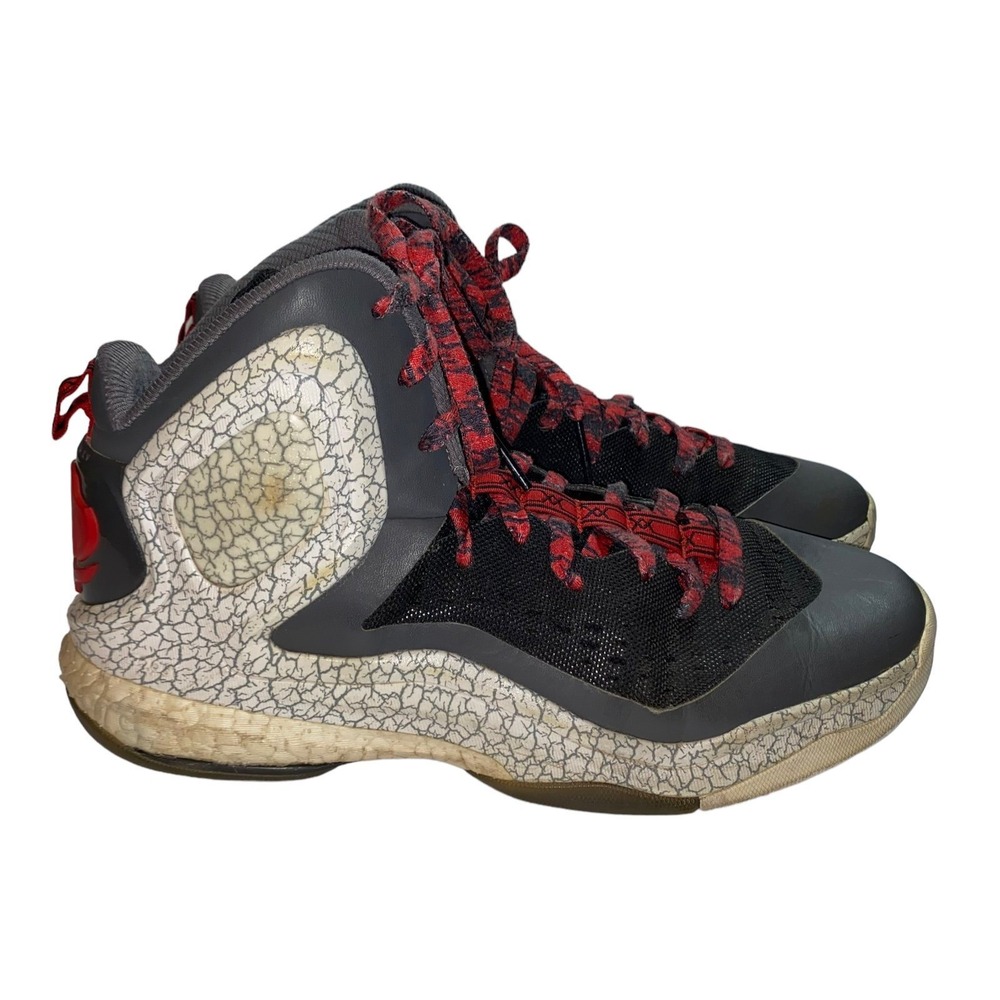 adidas D Rose 5 Boost Basketball Shoes Black Red White Crackle G98704